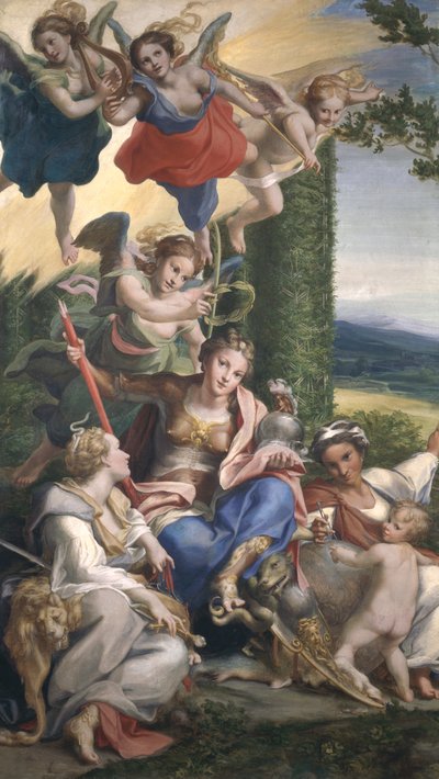 Allegory of the Virtues by Antonio da Correggio